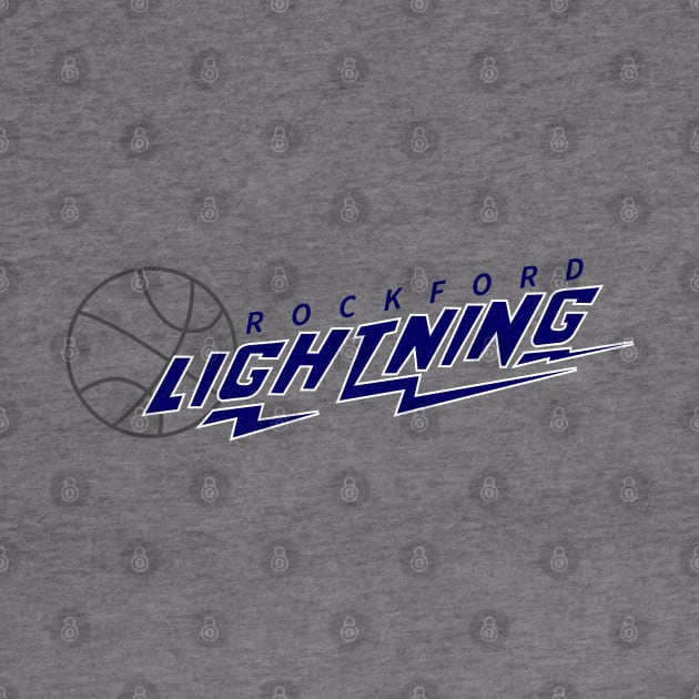 Defunct Rockford Lightning CBA Basketball 1986 by LocalZonly